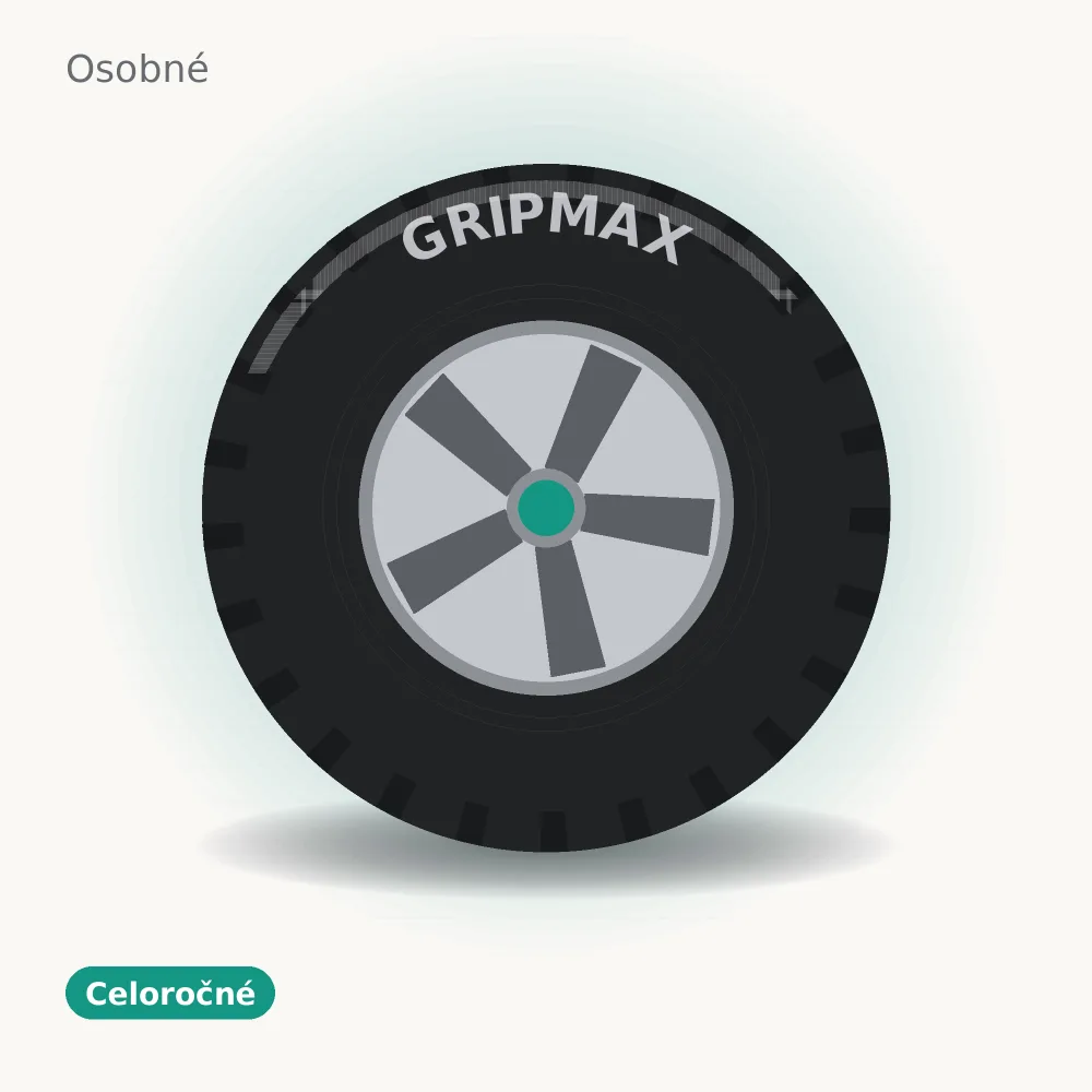 Gripmax celoročné pneumatika