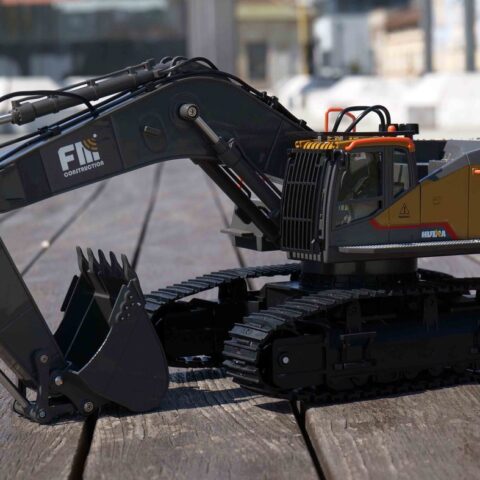 Pásový bager s kovovou lyžicou ACV 730 2,4GHz 1:14
