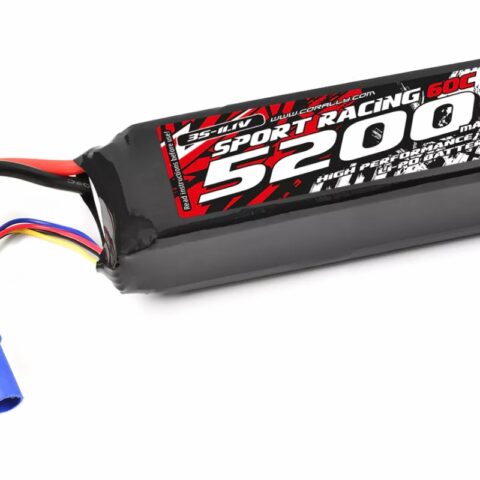 Sport Racing 60C - 5200mAh - 11,1V 3S - LiPo Semi-Soft case - EC5