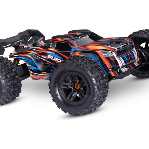 Traxxas Sledge 1:8 RTR oranžový s belted pneu